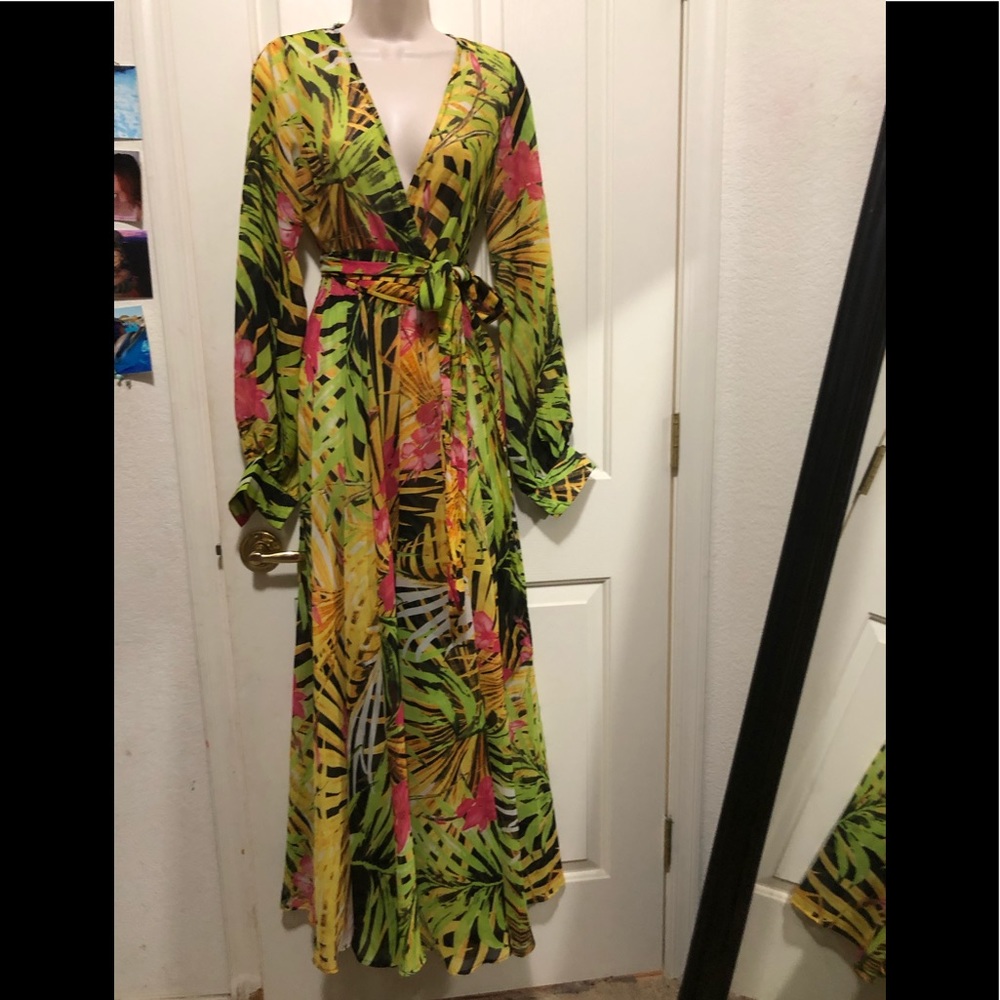 🔹Last 1🔹Floral Long Sleeved Maxi Dress - Picture 4 of 7